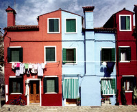 Red Blue House,Burano, Italy