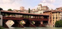 Palladian Bridge in Bassamo del Grappa, Italy