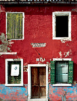 Red House,Burano,Italy